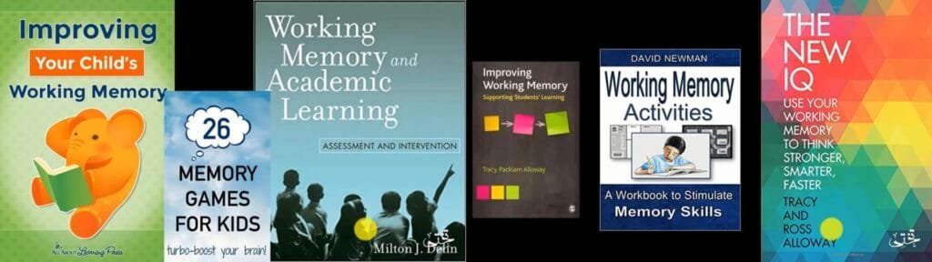Image of books on Working memory