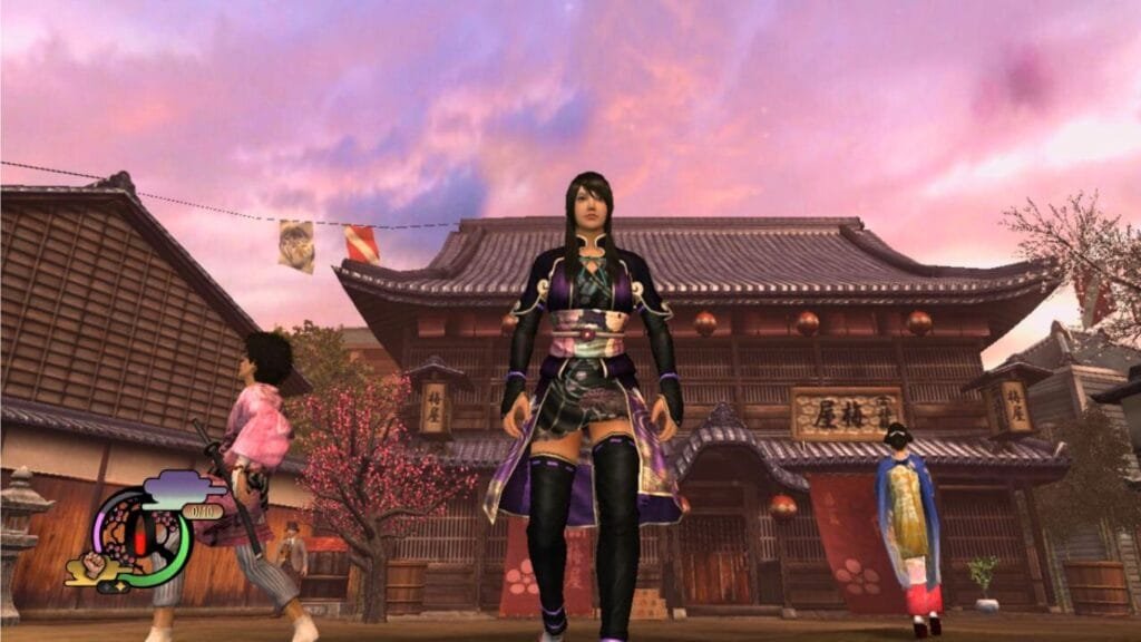A screenshot from the video game Way of the Samurai 5